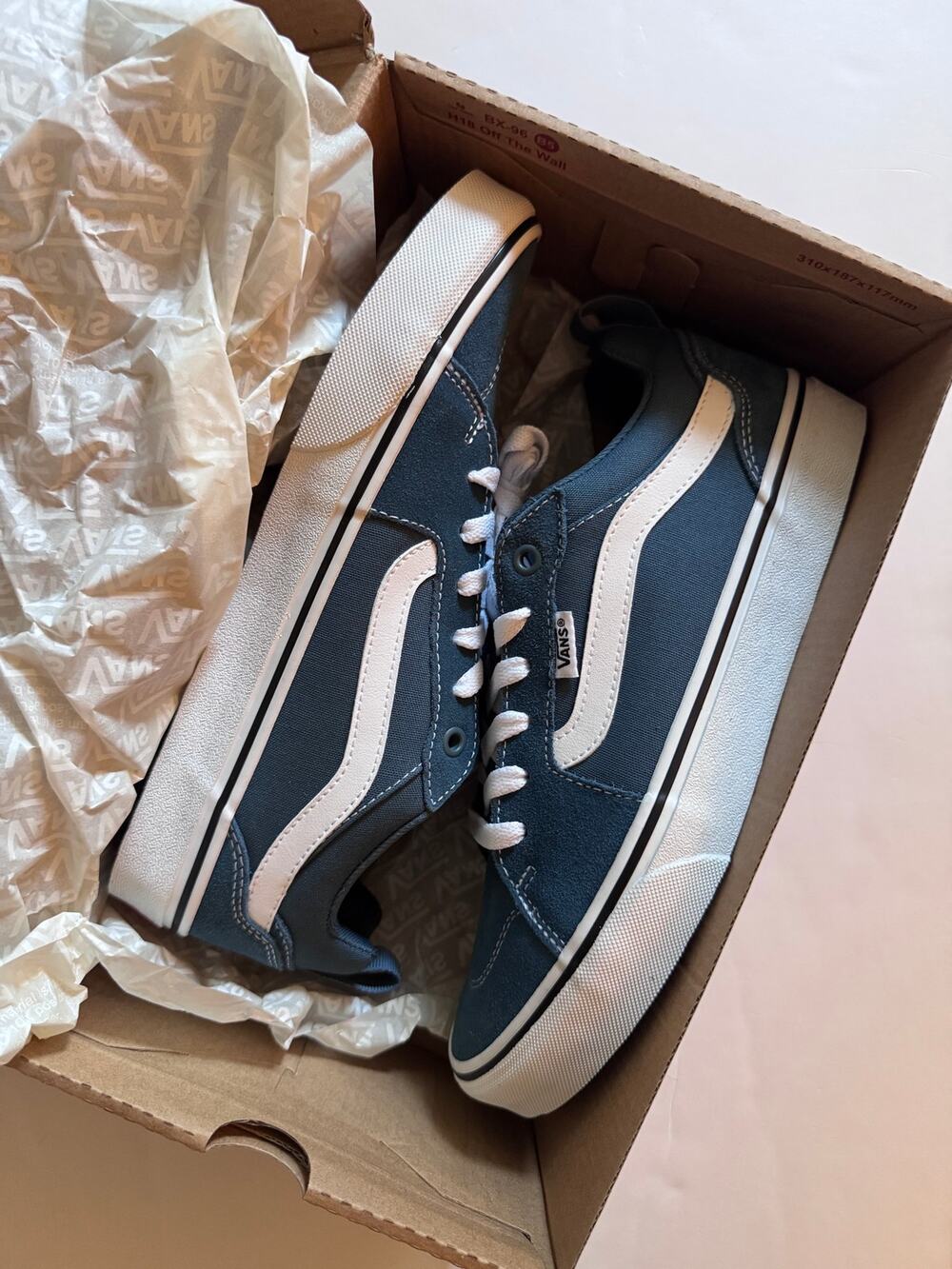 NEW Vans Filmore shoes (teal suede/canvas)